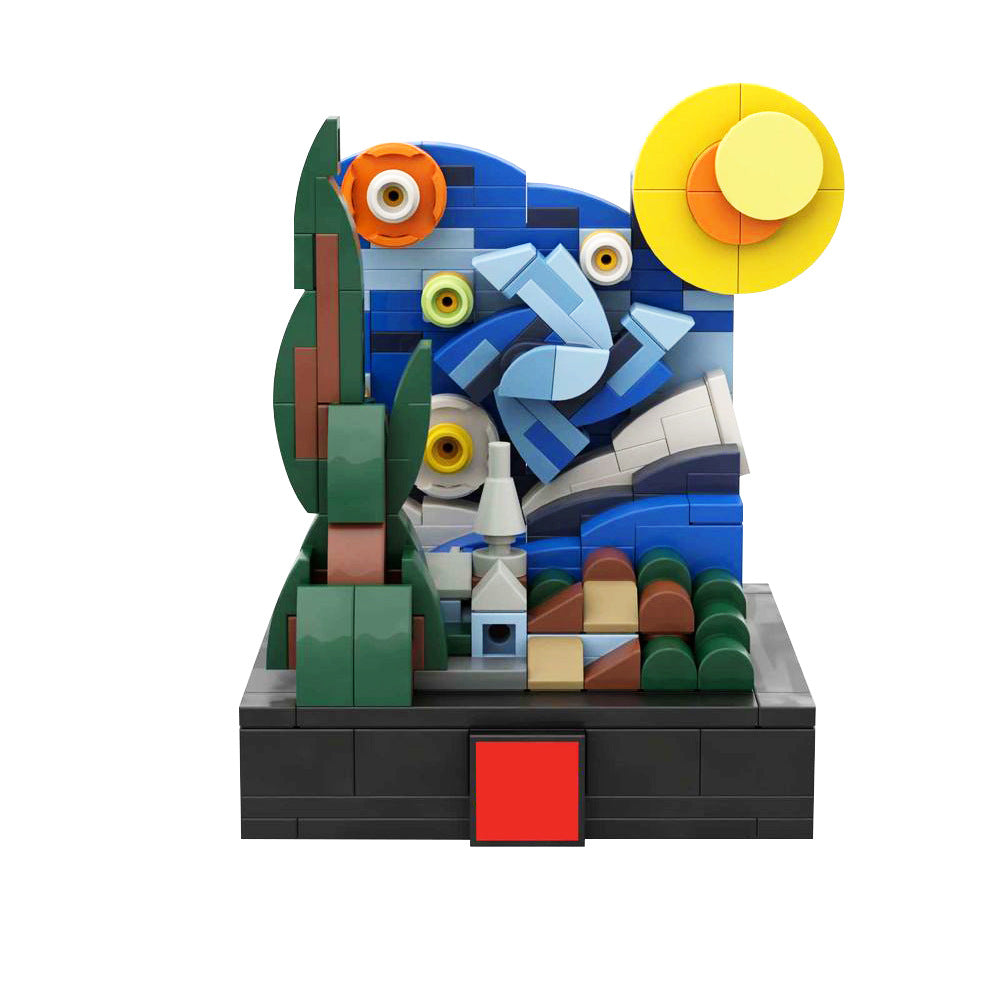 the mini starry night building set | moc-121920 - 5
