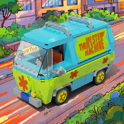 the mystery machine building set | scooby-doo | lego compatible - 2