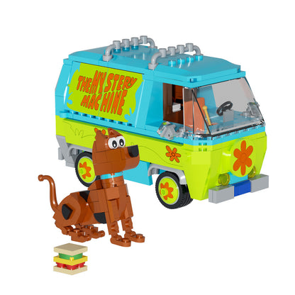 the mystery machine building set | scooby-doo | lego compatible - 6