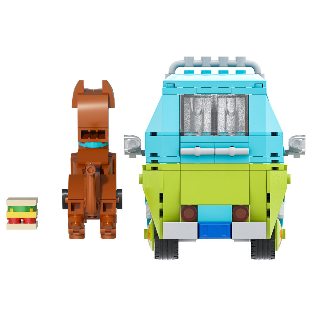 the mystery machine building set | scooby-doo | lego compatible - 7
