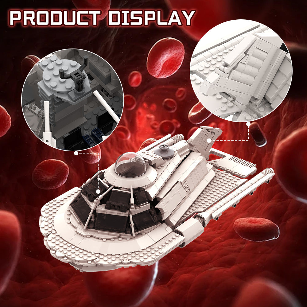 the proteus submarine building set | fantastic voyage | moc-214916 - 1