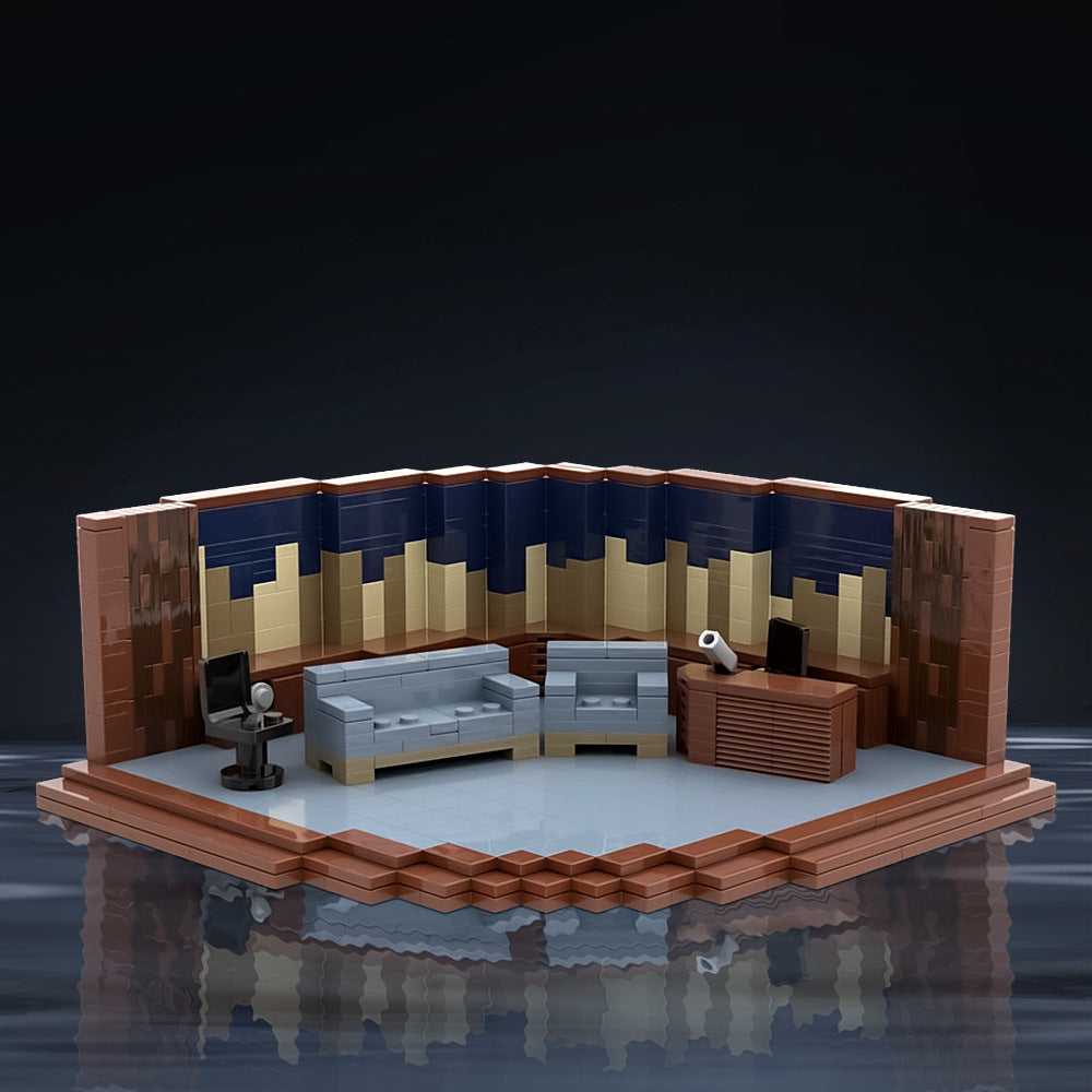 the tonight show scene building set | lego compatible - 1