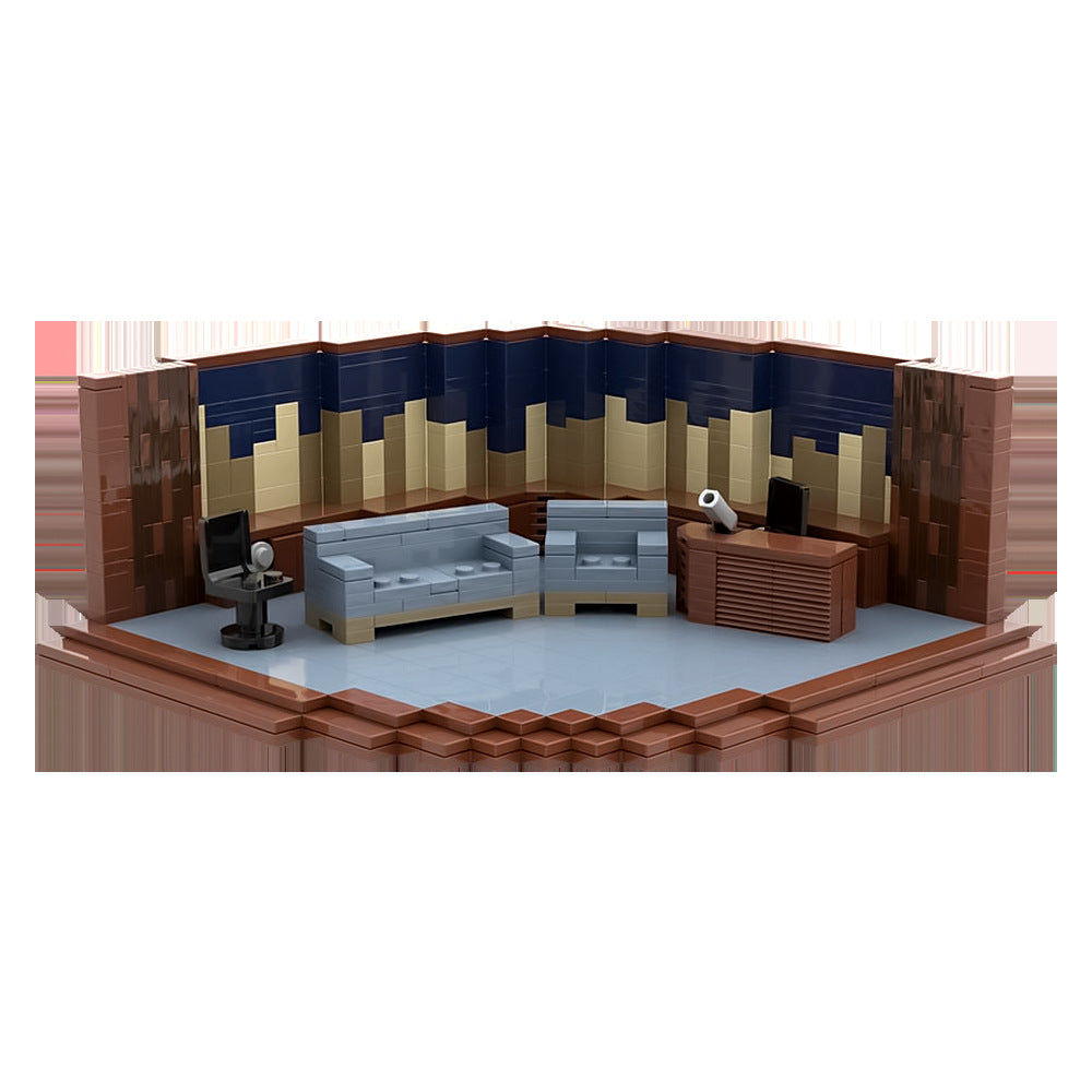 the tonight show scene building set | lego compatible - 4
