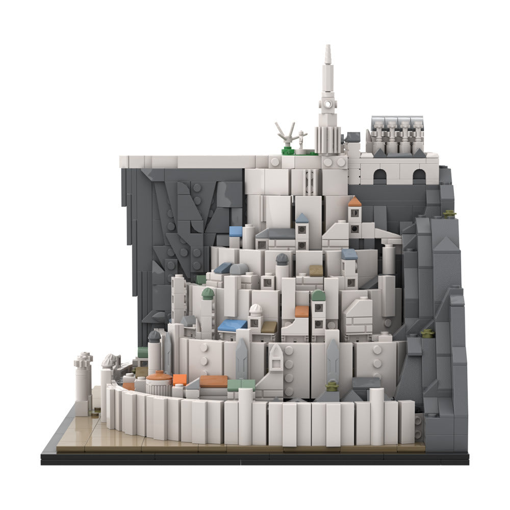 the white city minas tirith building set | lotr | lego compatible - 3