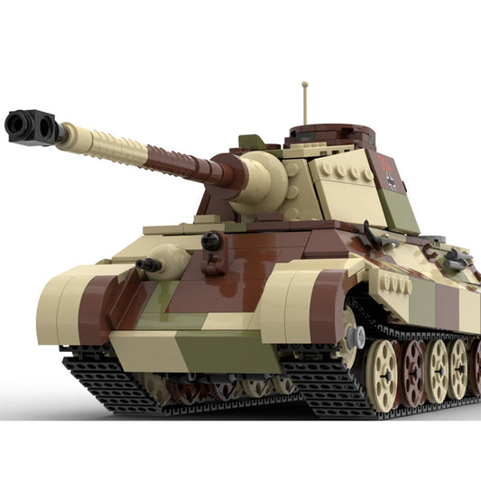 tiger ii ausf b heavy tank building set | moc-68284 - 1