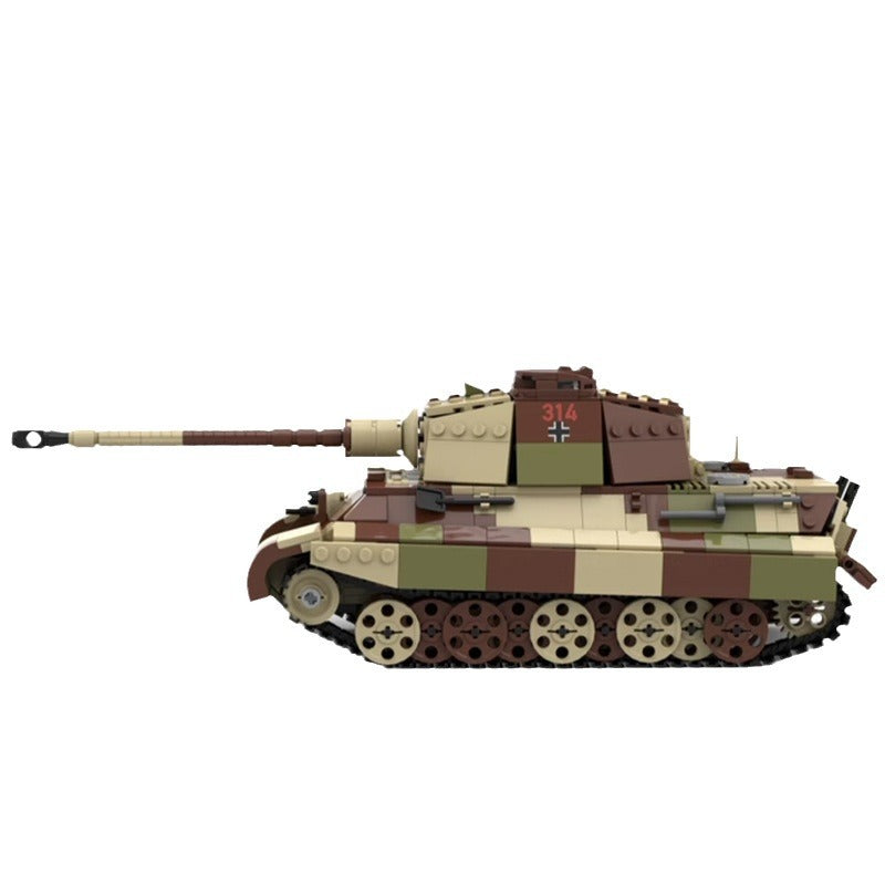 tiger ii ausf b heavy tank building set | moc-68284 - 1