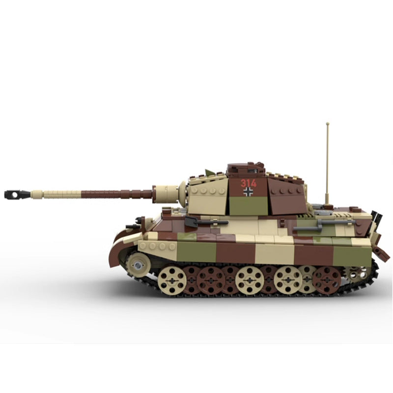 tiger ii ausf b heavy tank building set | moc-68284 - 2