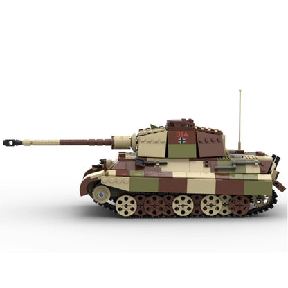 tiger ii ausf b heavy tank building set | moc-68284 - 2