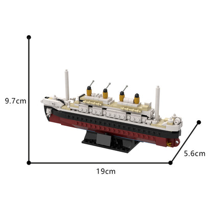 titanic building set | miniature version | moc-187066 - 4
