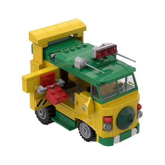 tmnt party wagon building set | moc-160324 - 5