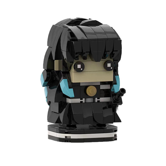 tokitou muichirou brickheadz building set | demon slayer | moc-128316 - 1