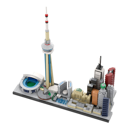 toronto city skyline building set | lego compatible - 2