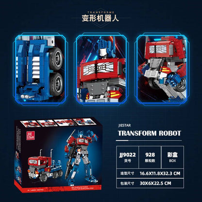 transform robot building set - 928 pcs | jiestar 9022 - 1