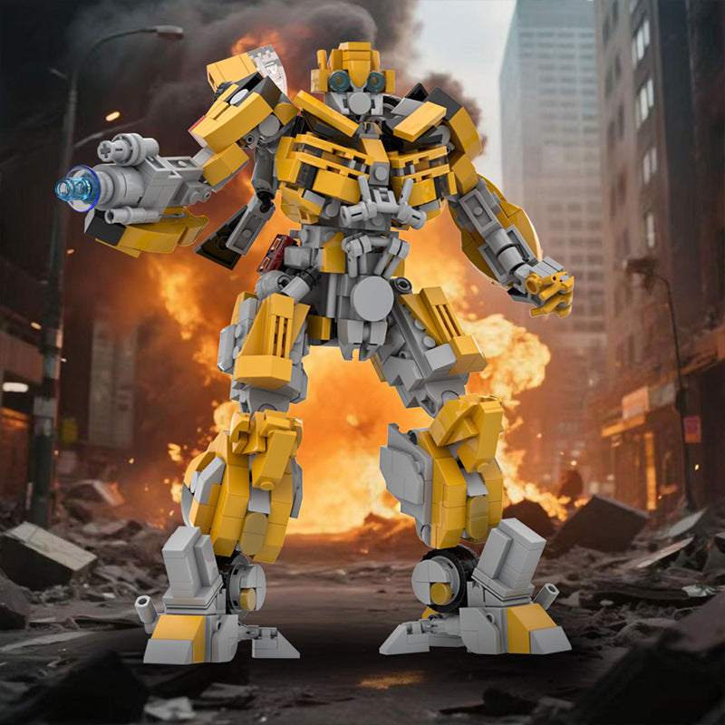 transformers bumblebee building set | lego compatible - 2