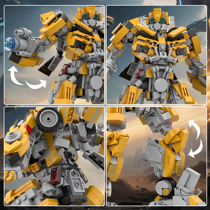 transformers bumblebee building set | lego compatible - 3