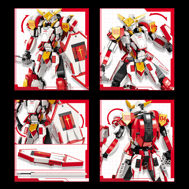 transforming mecha 2 in 1 building kit - 920 pcs | jiestar ff20011 - 3