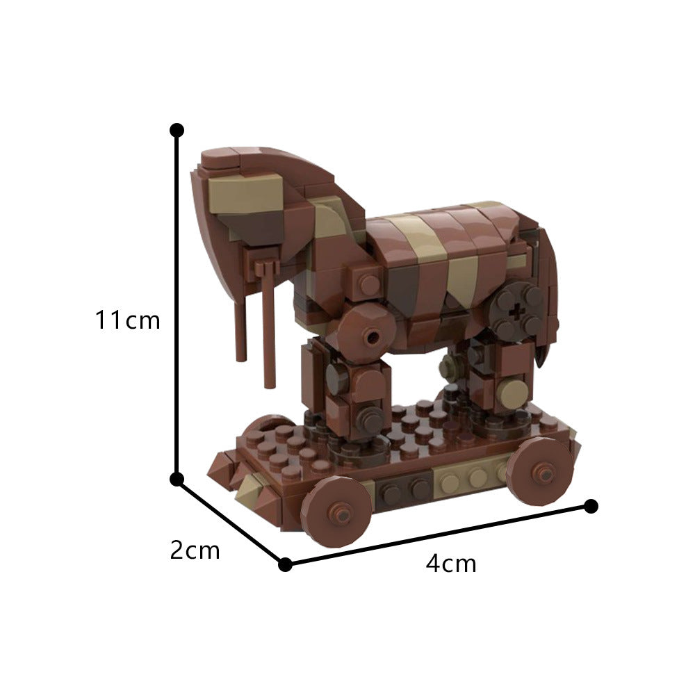 trojan horse building set | moc-151621 - 3