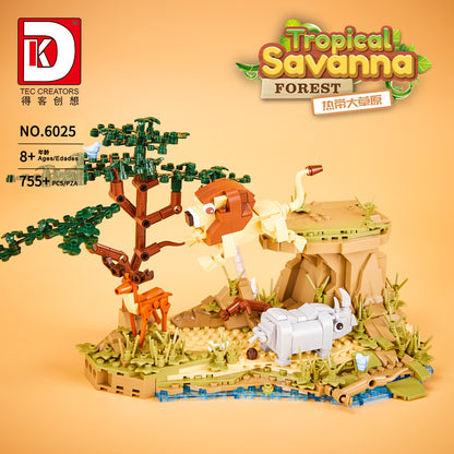 tropical savanna forest - 755 pcs | dk 6025 - 1