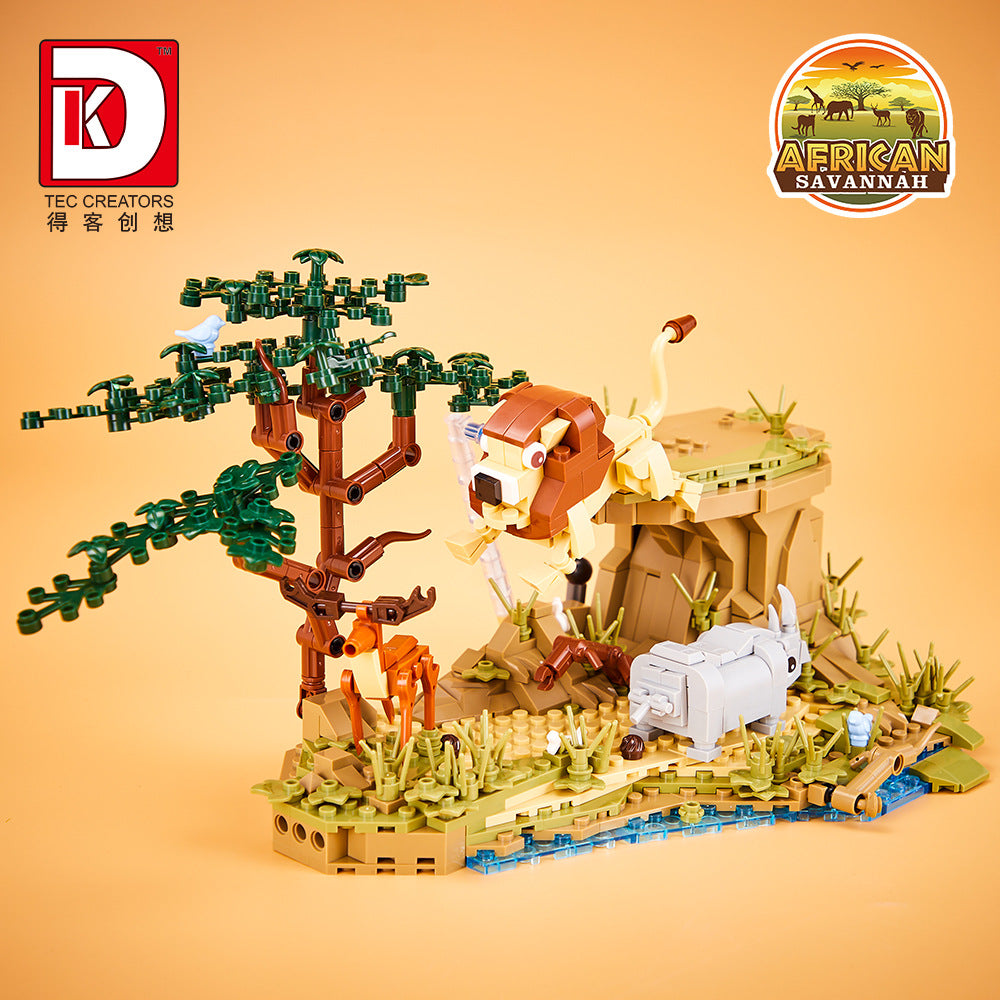 tropical savanna forest - 755 pcs | dk 6025 - 4