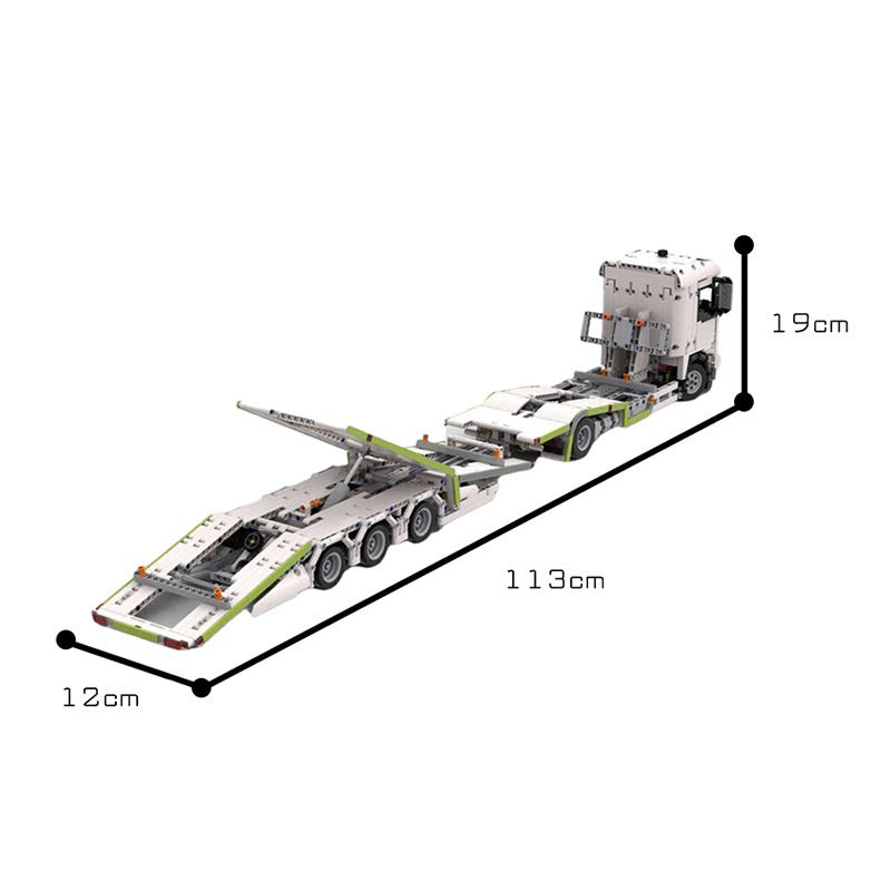 truck transporter building set | moc-71551 - 1