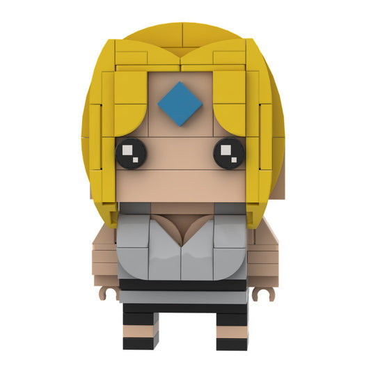 tsunade brickheadz moc set | lego-compatible naruto building toy - 1