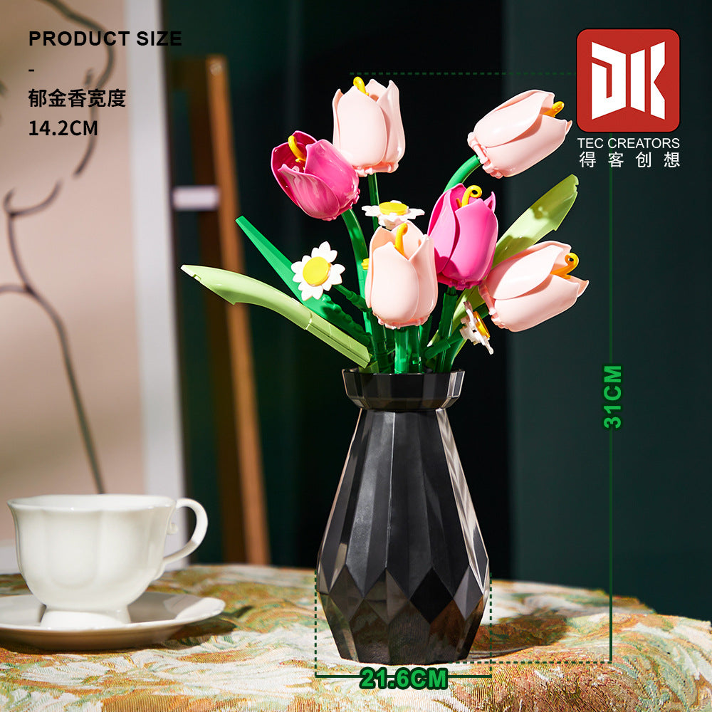 tulip bouquet - 223 pcs | dk 3025 - 3