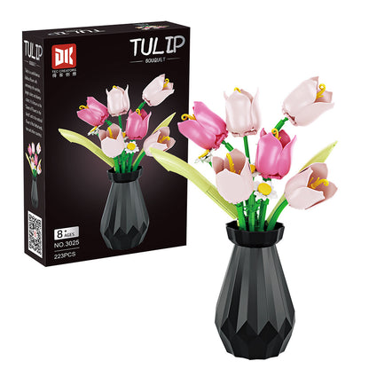 tulip bouquet - 223 pcs | dk 3025 - 5