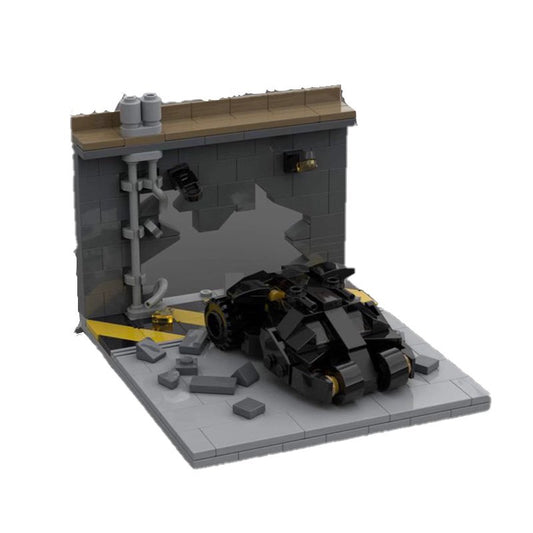tumbler scene and batmobile building set | moc-158629 - 2