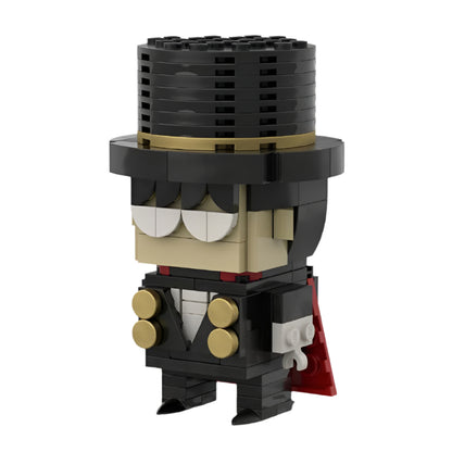 tuxedo mask brickheadz moc set | sailor moon | lego-compatible anime blocks - 3
