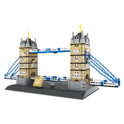 twin tower bridge london building blocks set - wange bricks 4219 - 5