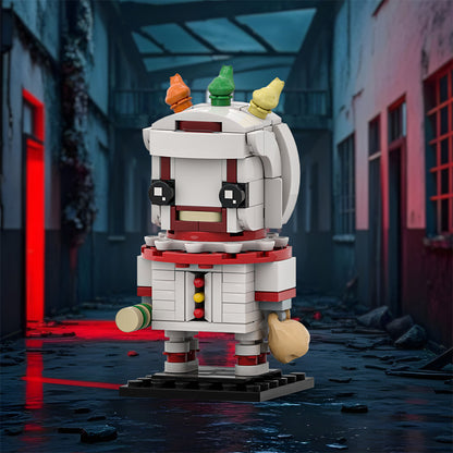 twisty brickheadz building set | american horror story | lego compatible - 1