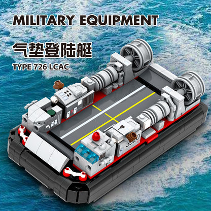 type 726 lcac - air cushion landing craft - wange bricks 413 pcs - 1