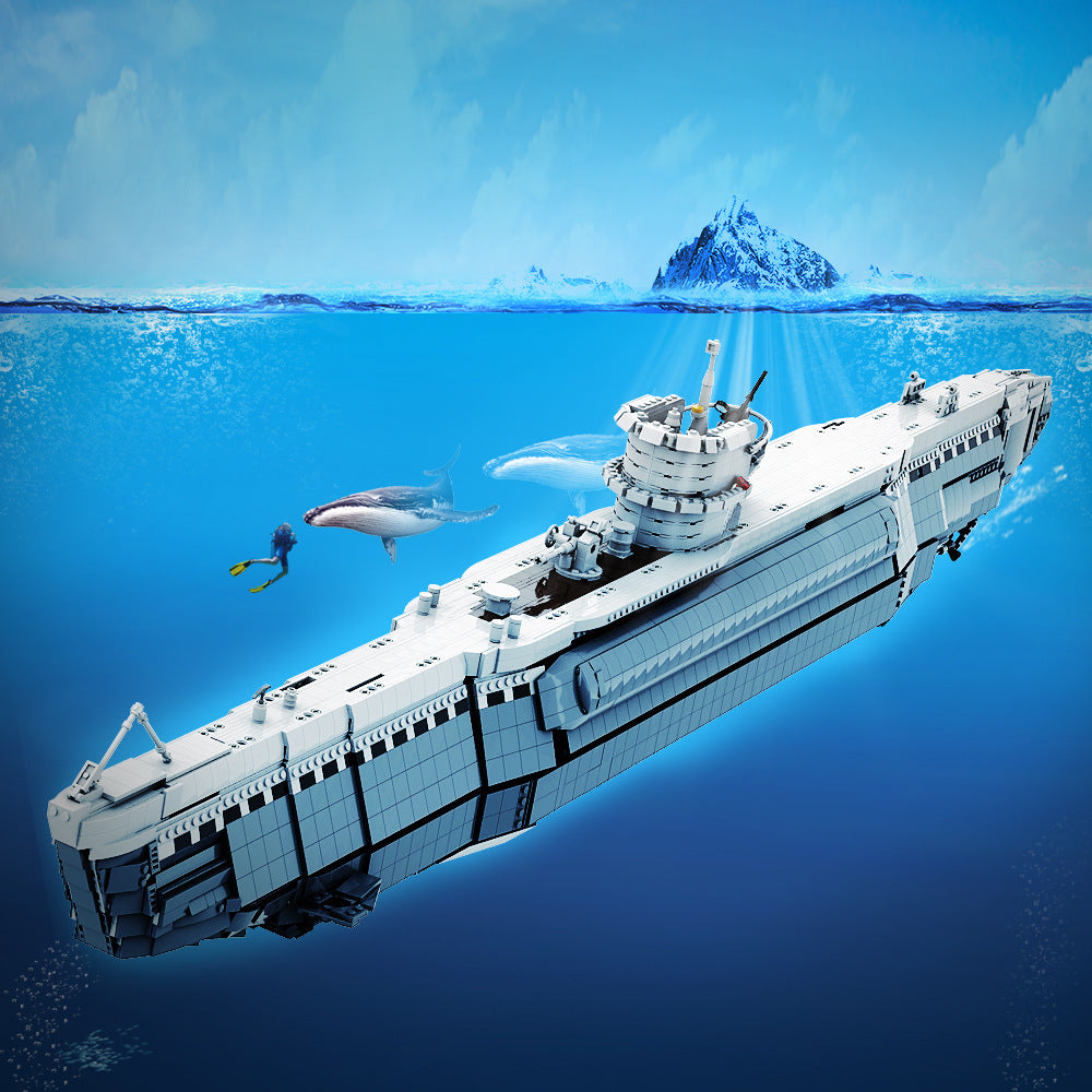 type viib u-boat building set | moc-71578 - 1