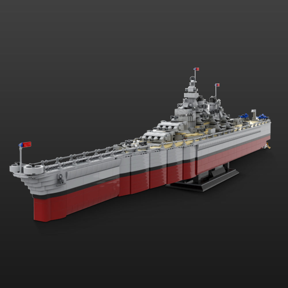 u.s missouri bb-63 building set | moc-196414 - 1