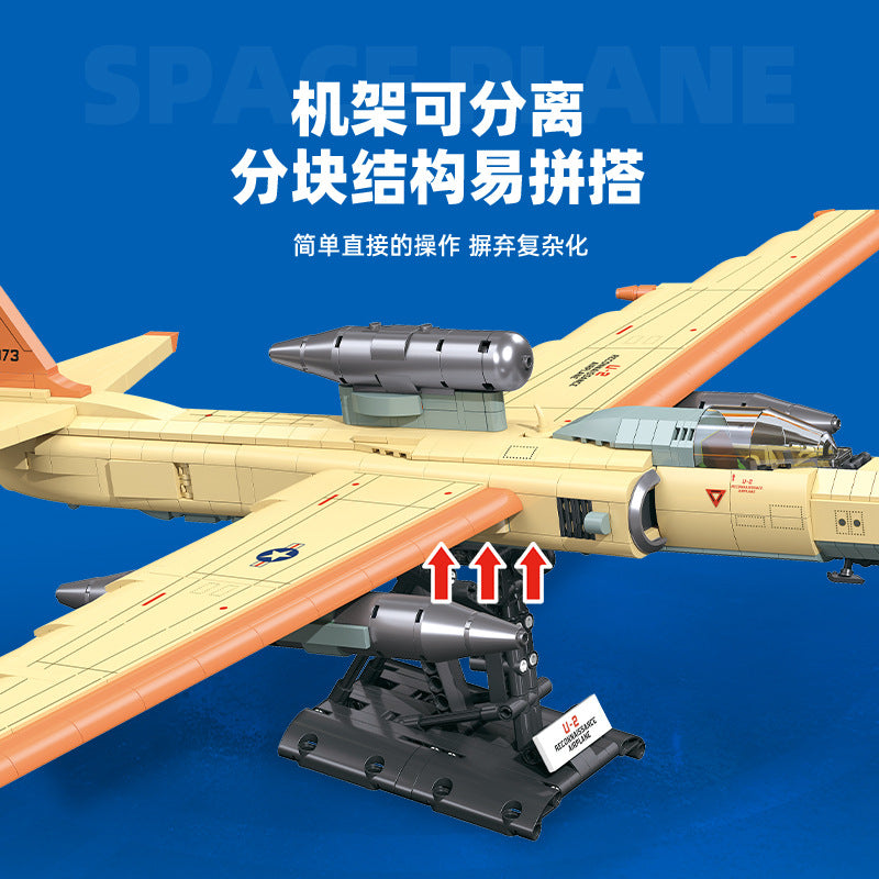 u2 reconnaissance aircraft - 1363 pcs | jie star 9097 - 2