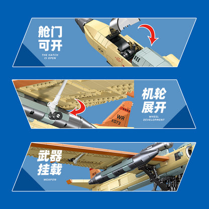 u2 reconnaissance aircraft - 1363 pcs | jie star 9097 - 3