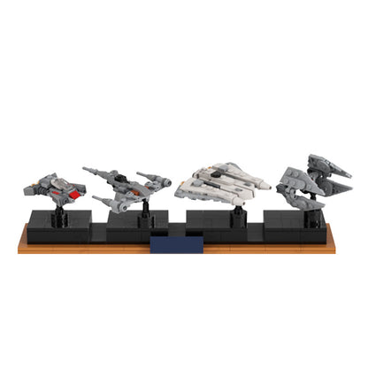 ultramicro starfighters building set | star wars | moc-143779 - 1