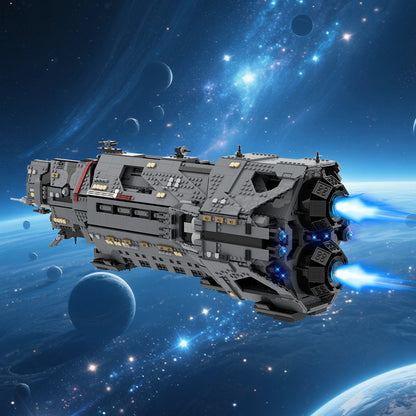 unsc pillar of autumn c-709 building set | halo | moc-212004 - 1