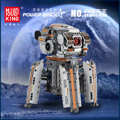 uranus hexa 3 in 1 robot rc - 1112 pcs | mouldking 15050 - 1