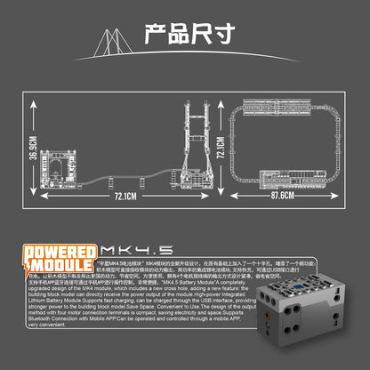 urban railcar building set - 1488 pcs | mouldking 16052 - 4