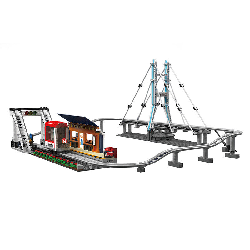 urban railcar building set - 1488 pcs | mouldking 16052 - 5