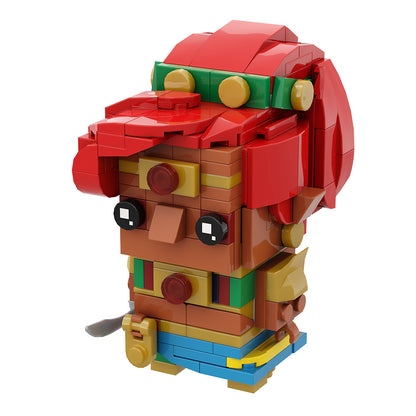 urbosa brickheadz building set | zelda | lego compatible - 4