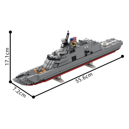 uss freedom lcs-1 building set | moc-59995 - 4