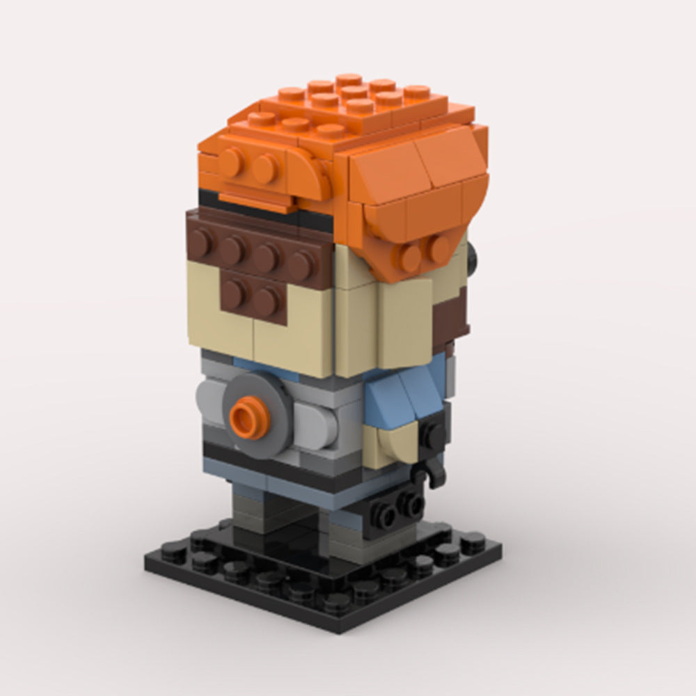 valorant brimstone brickheadz building set | moc-137716 - 3