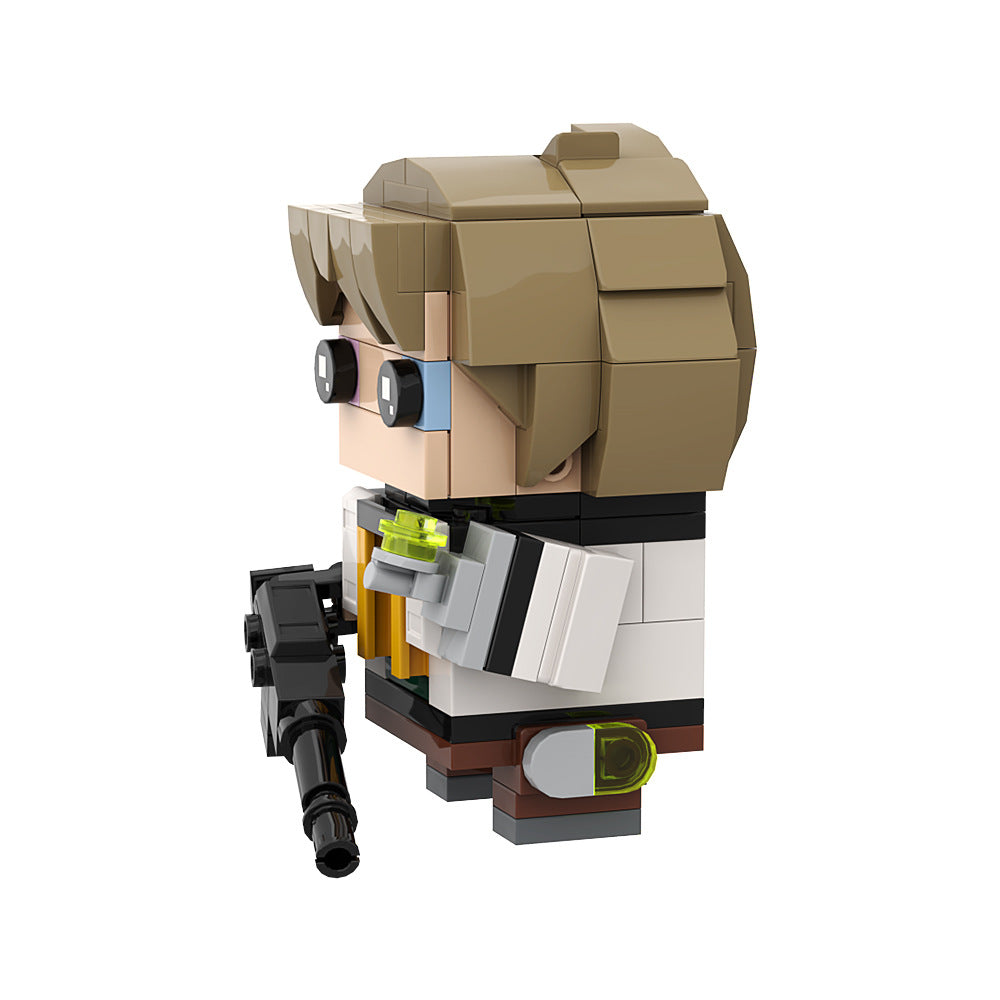 valorant deadlock brickheadz building set | lego compatible - 2