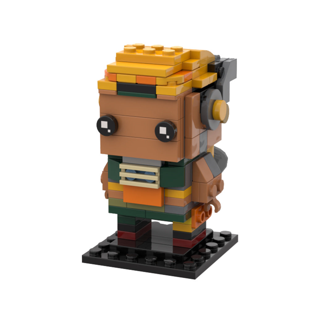valorant raze brickheadz building set | moc-137715 - 2