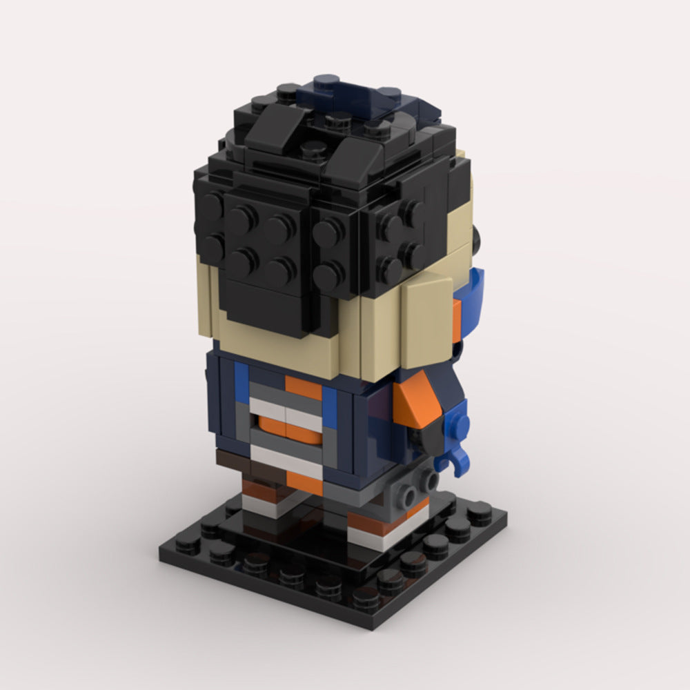 valorant yoru brickheadz building set | moc-131213 - 3