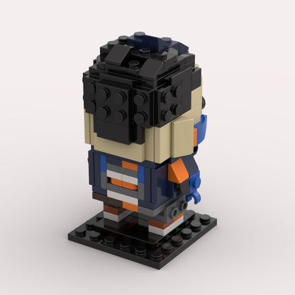 valorant yoru brickheadz building set | moc-131213 - 3