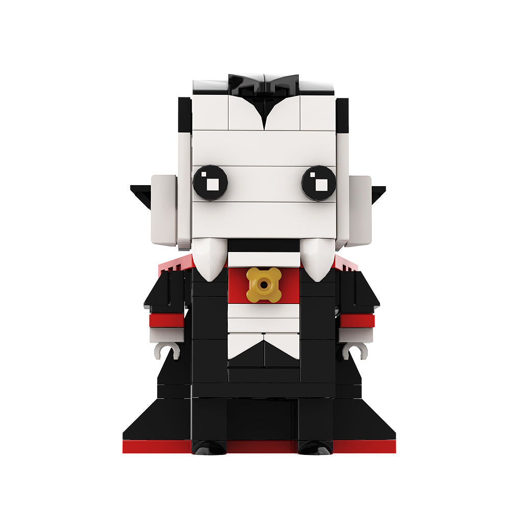 vampire brickheadz building set | halloween | lego compatible - 2