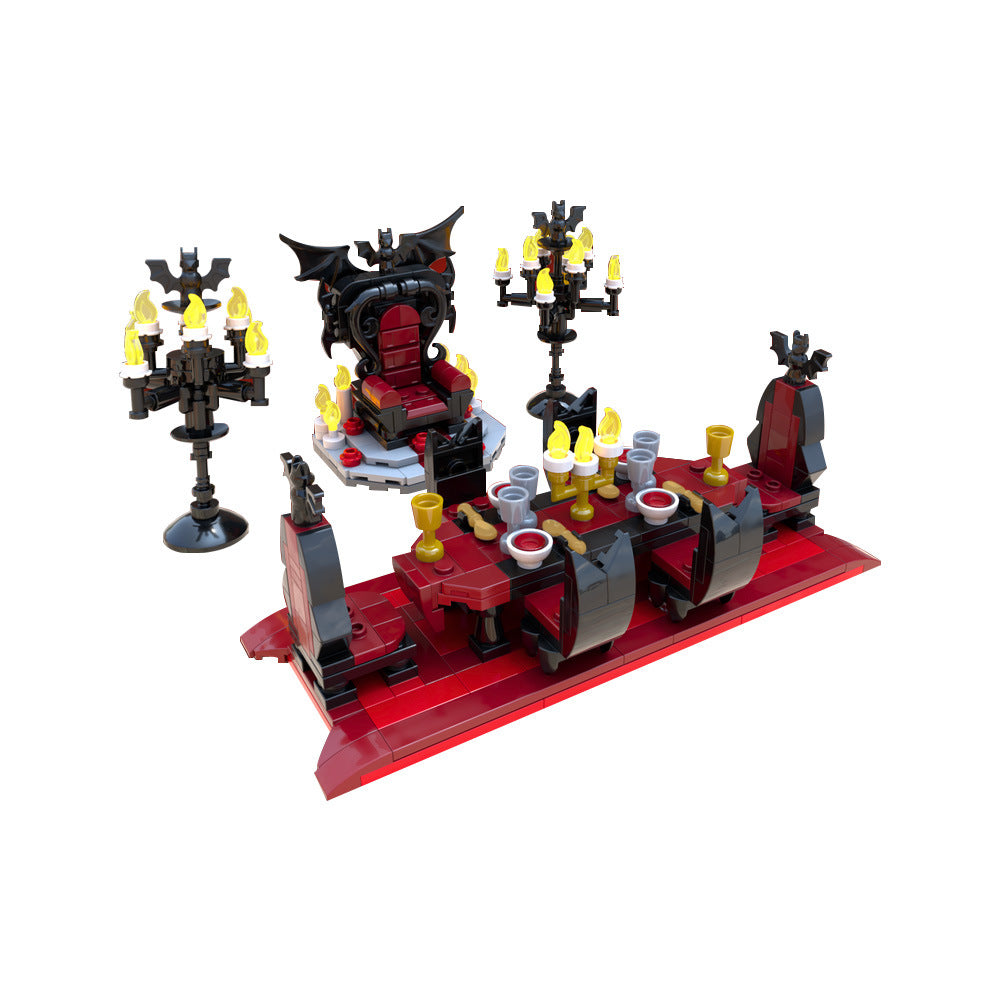 vampire furniture full pack building set | halloween | moc-199046 - 3